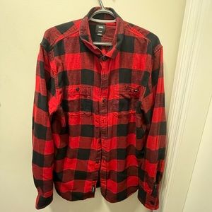 Vans Mens Slim Fit Flannel Size XL